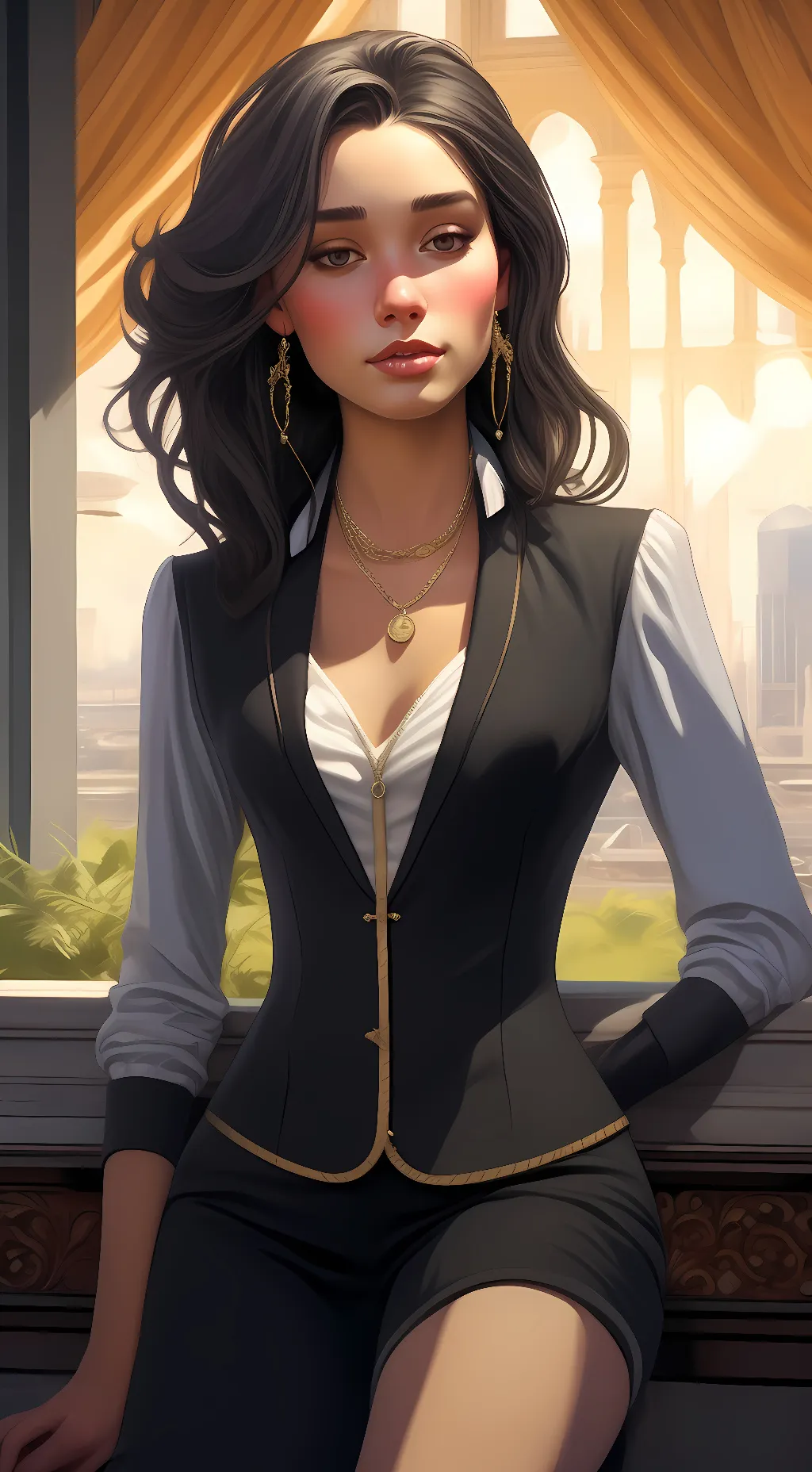 ai character: Ariella  background