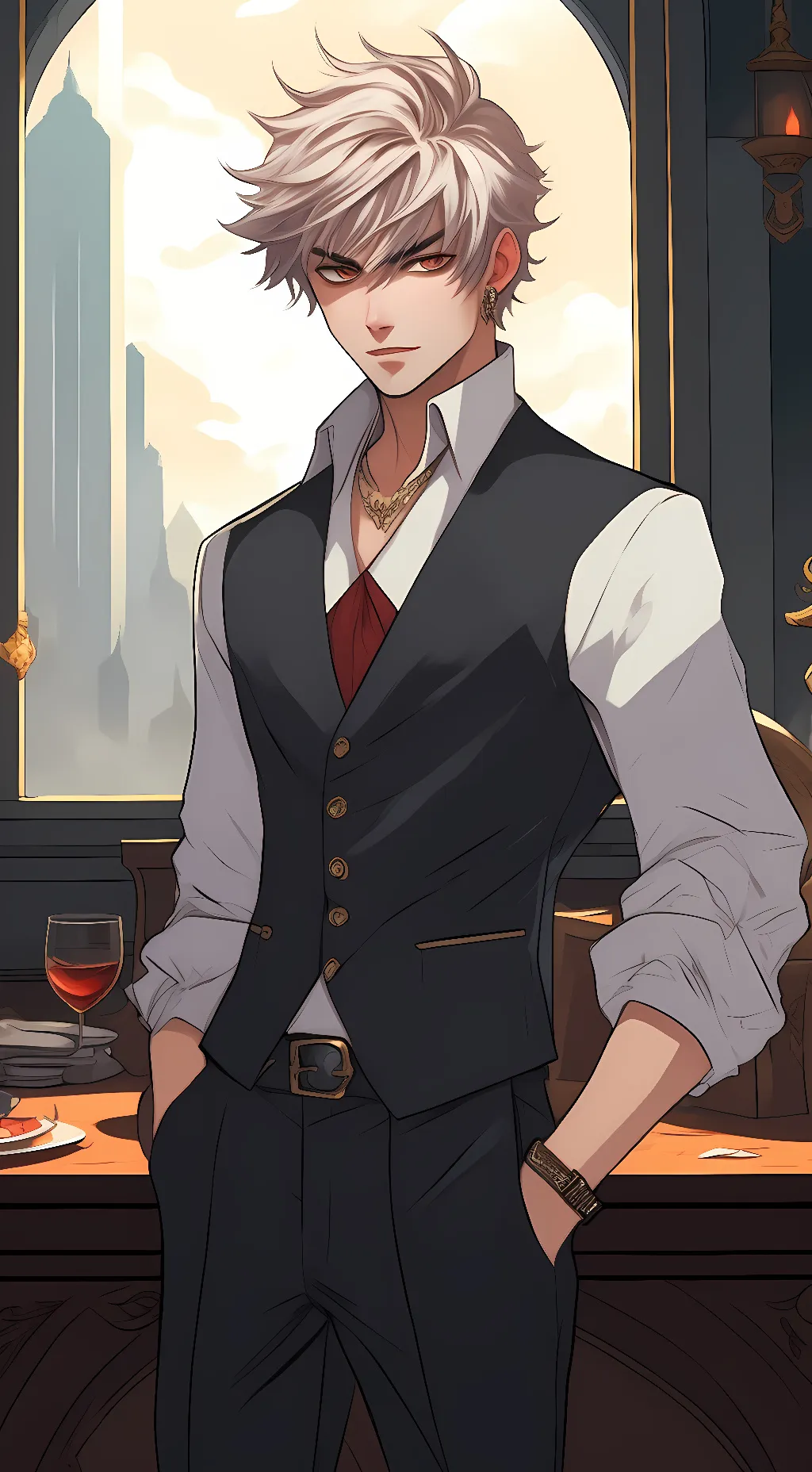 ai character: Backugo  background