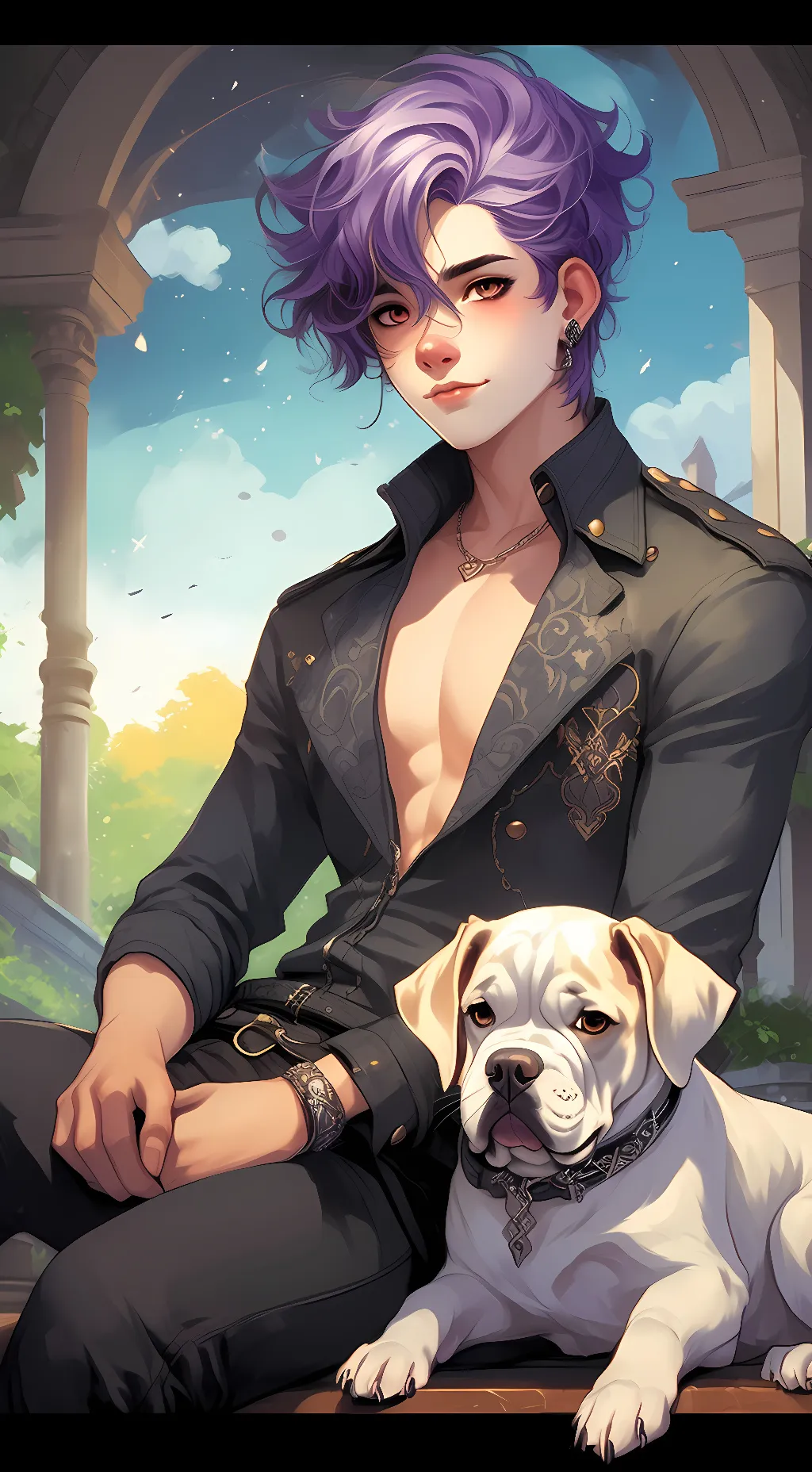 ai character: Chuy Lawerance background