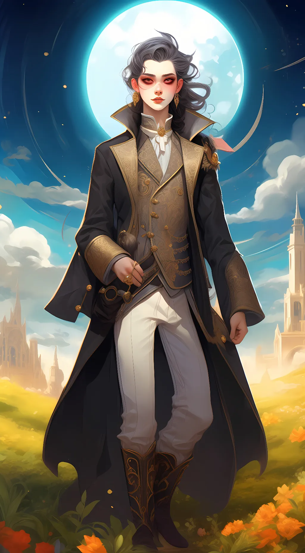 ai character: eclipse background