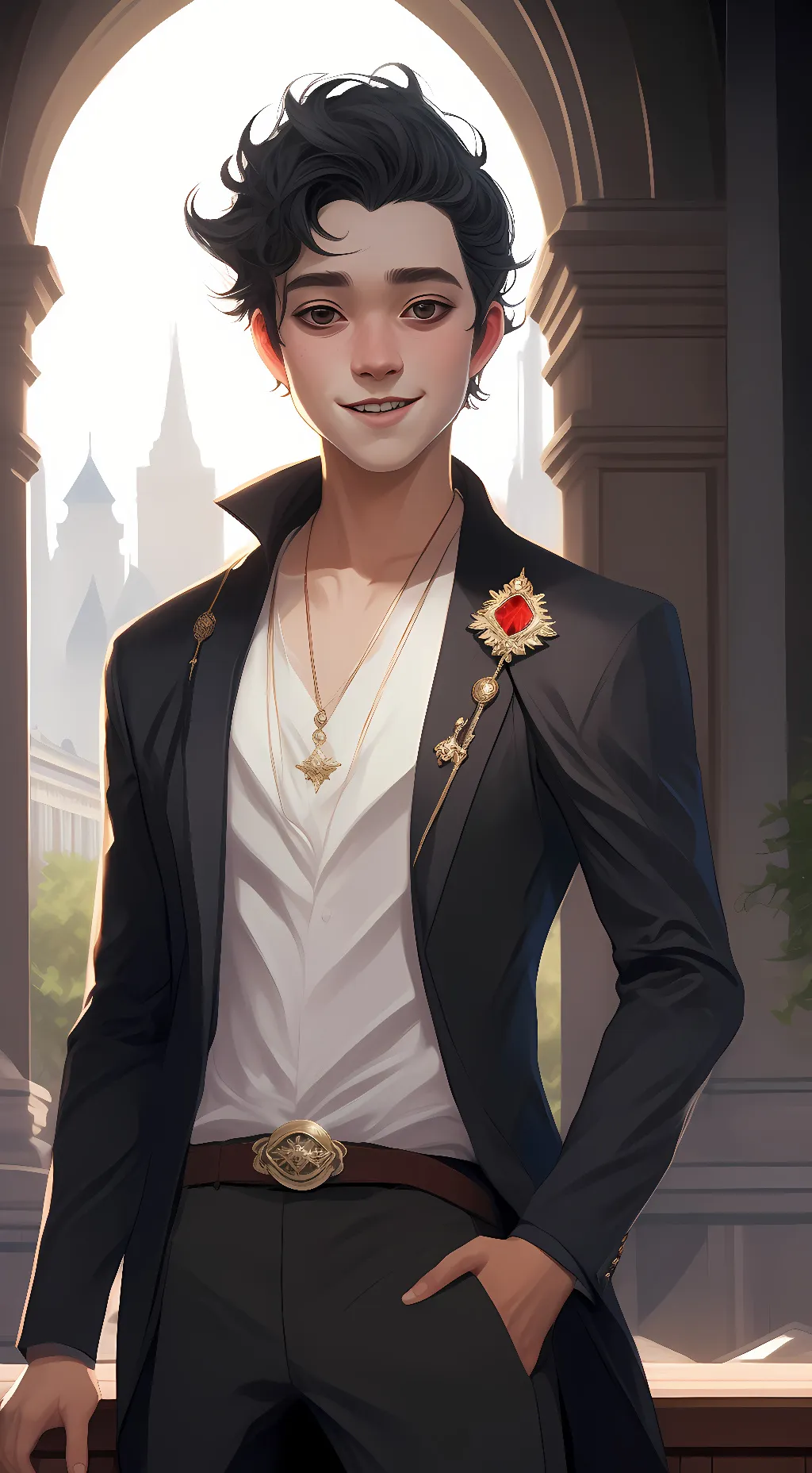 ai character: Luke background