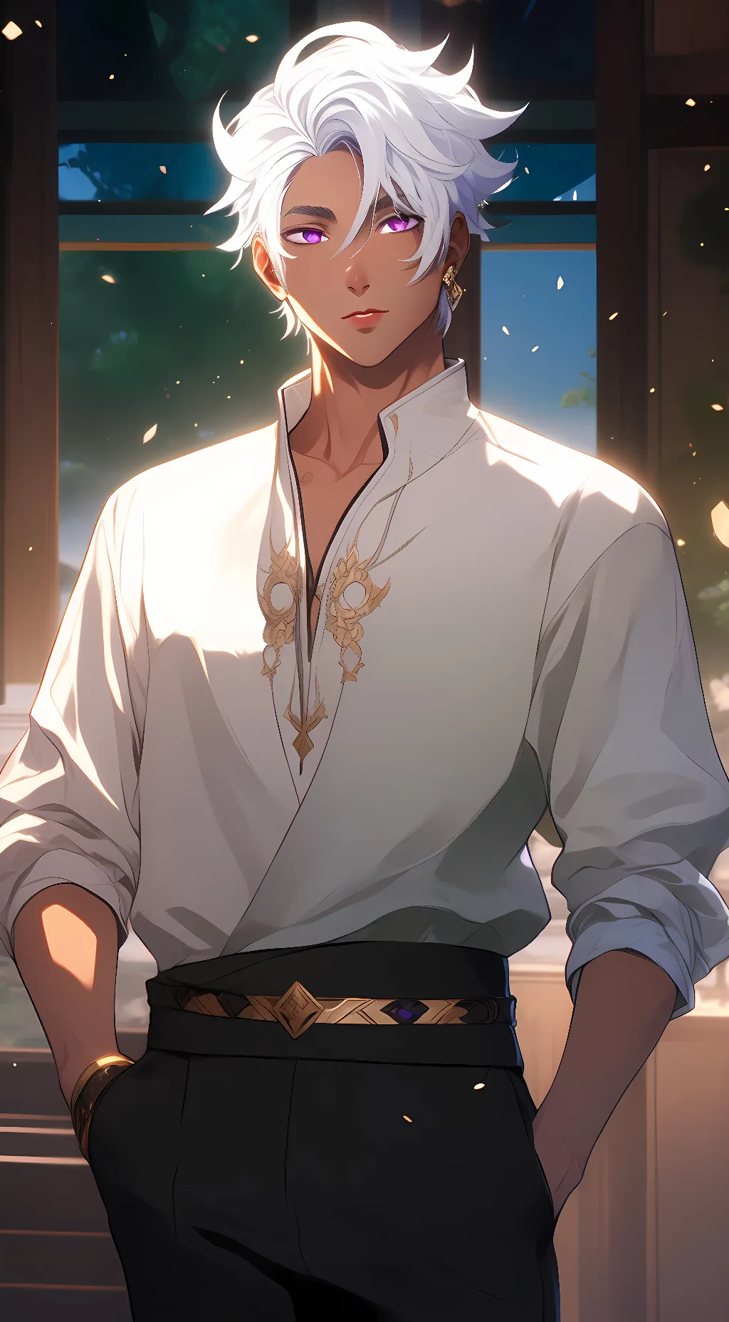 ai character: Noe  background