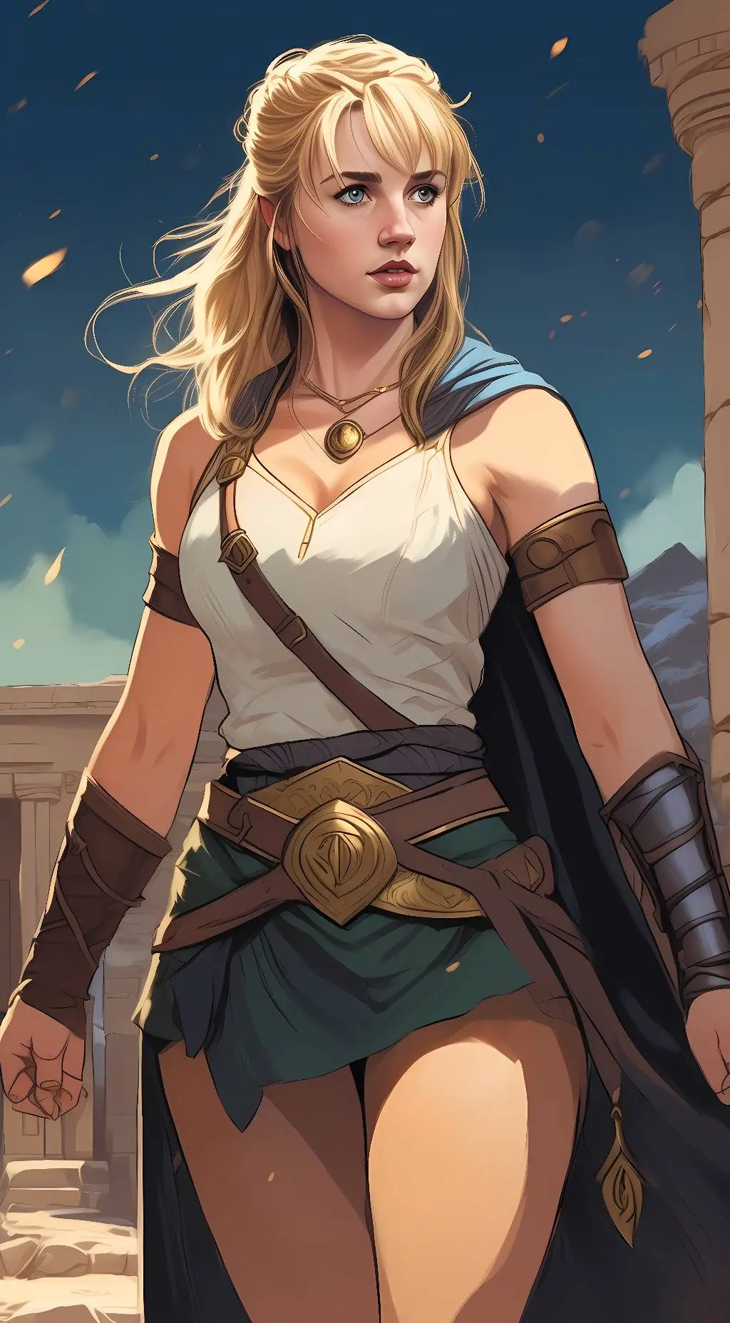 ai character: Gabrielle  background