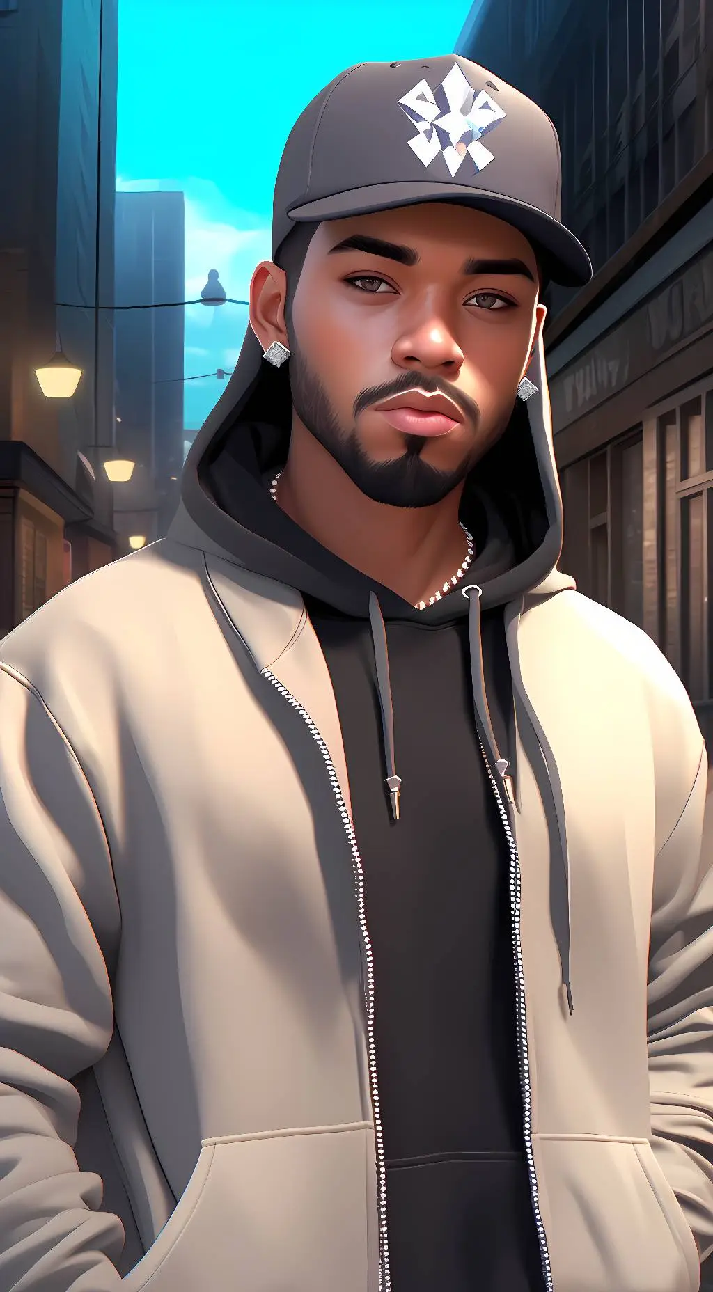 ai character: C.j. background