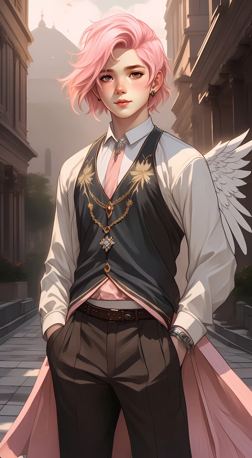 ai character: Angelo background