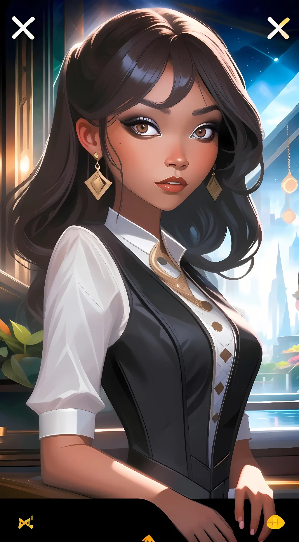 ai character: Vampy background