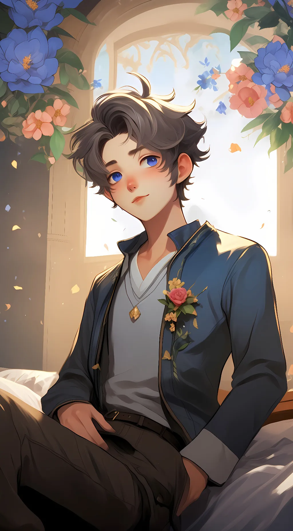 ai character: Luce background