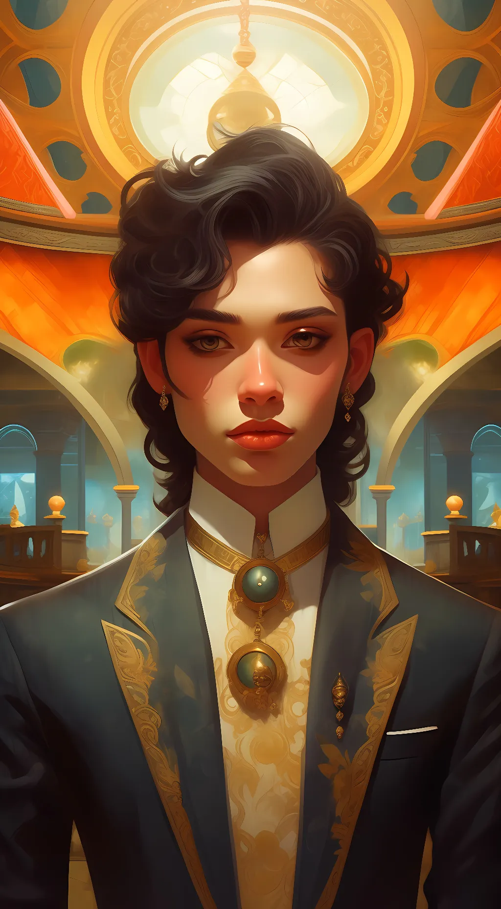 ai character: 🤍 Snow🤍 background