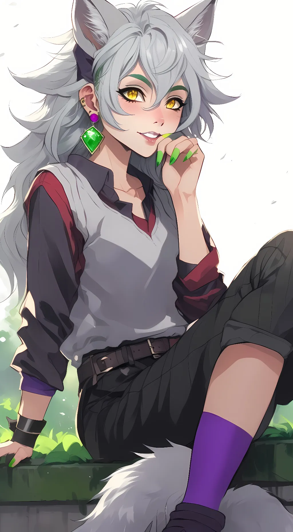 ai character: Roxanne wolf ◆★ background