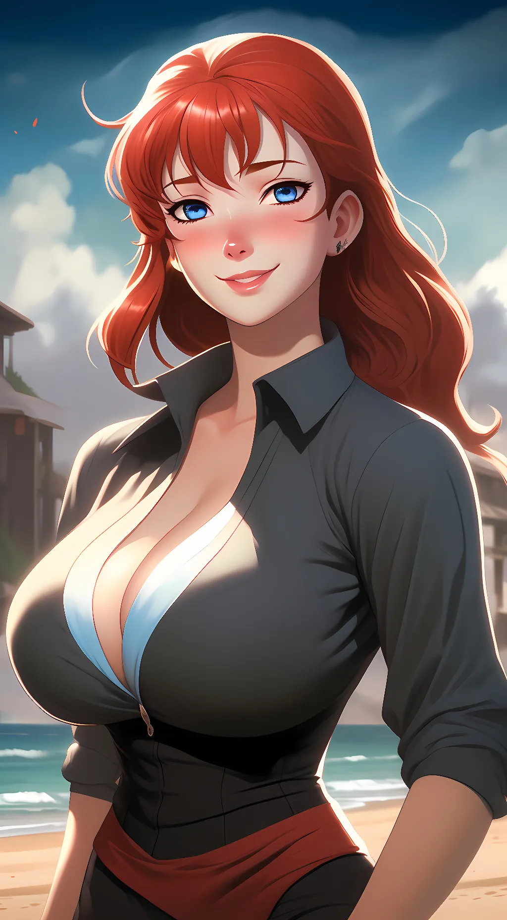 ai character: Yuuna Tracy  background