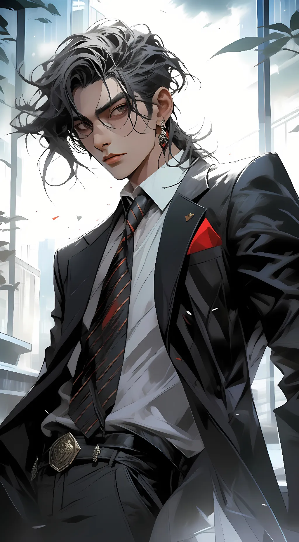 ai character: Laing Xue  background