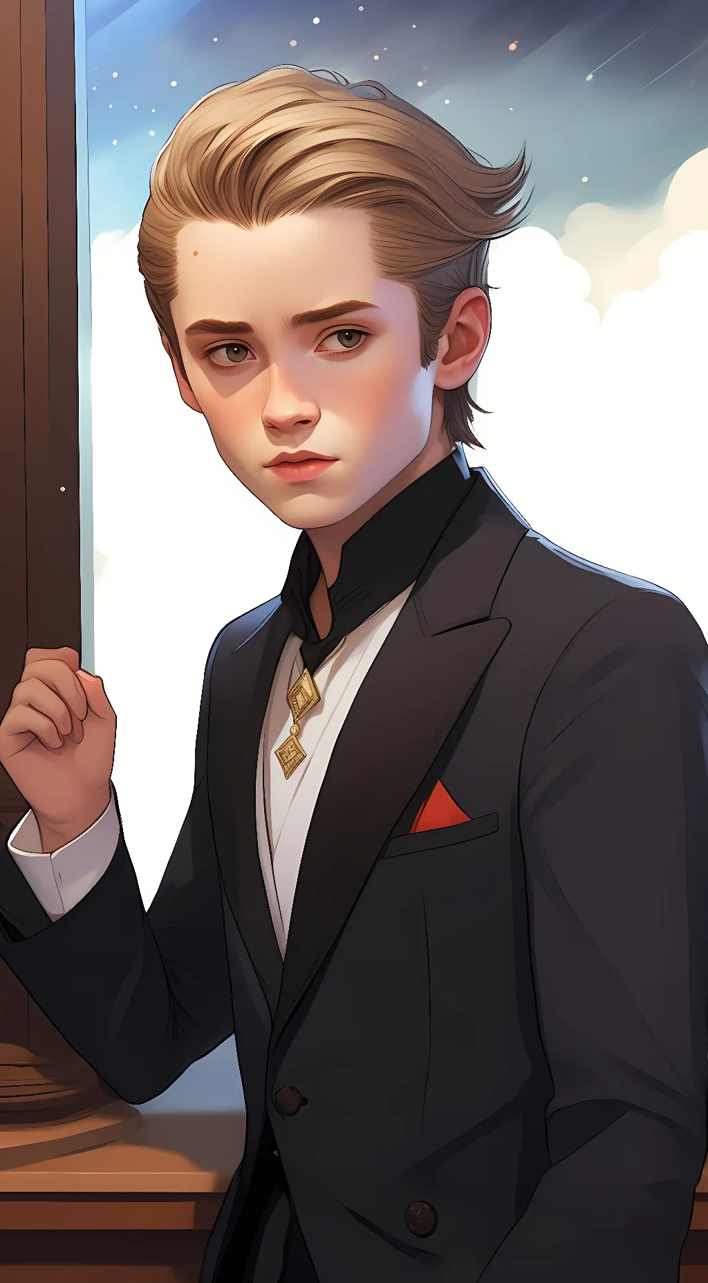 ai character: Year 1 Draco  background