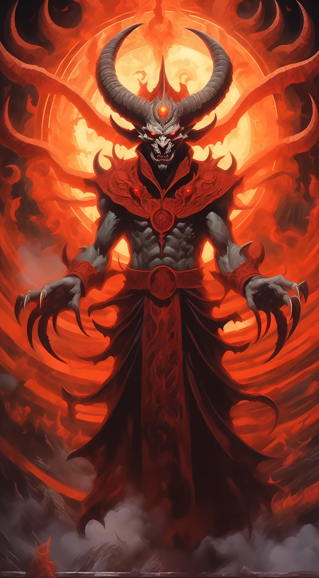 ai character: Scarlet king background