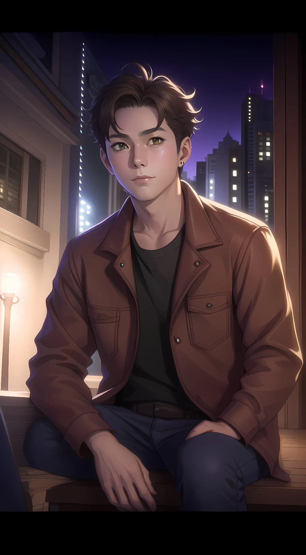 ai character: Ethan background