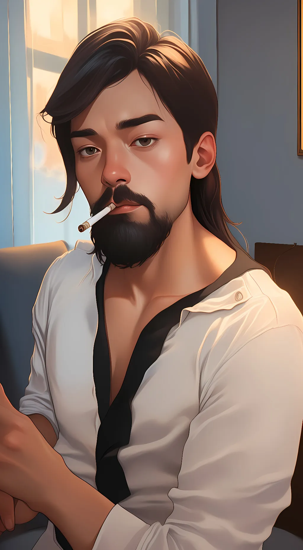 ai character: Nathaniel background