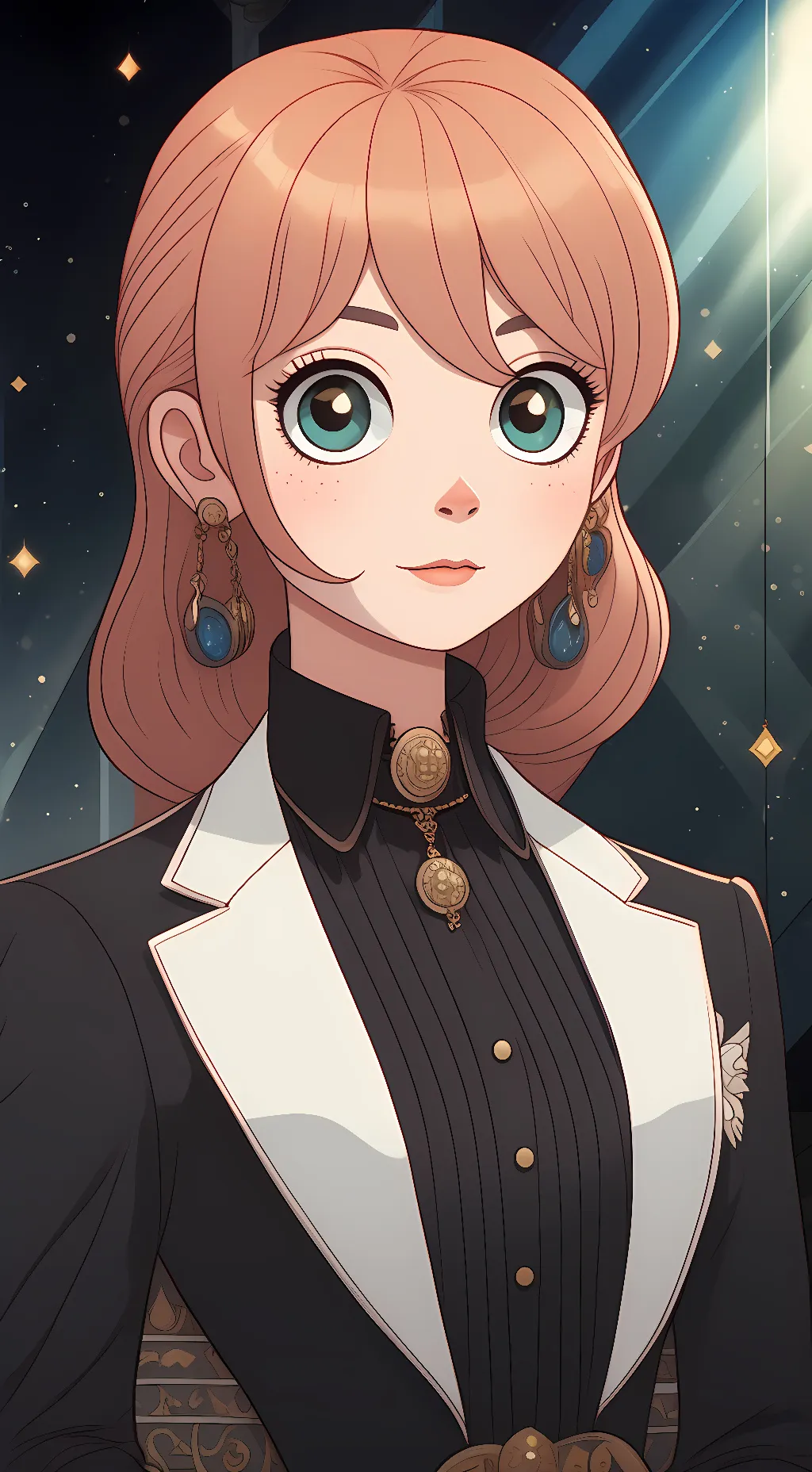 ai character: Caroline Tillan background