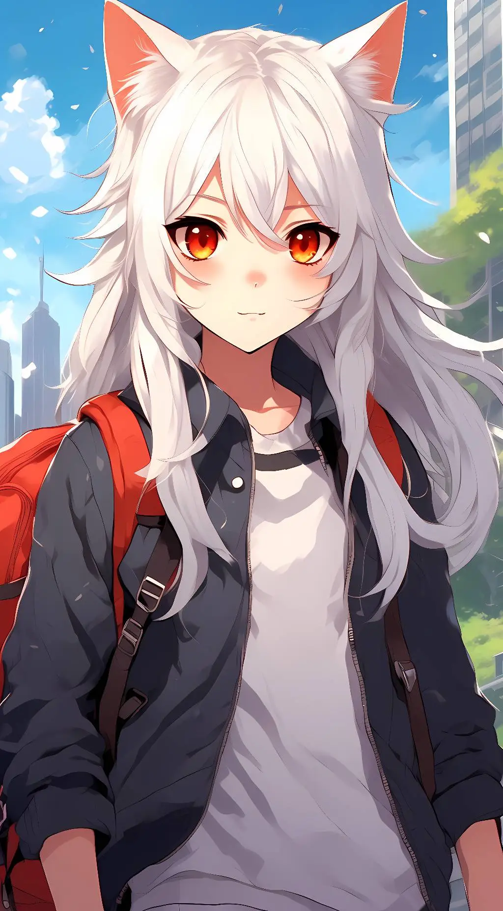 ai character: Scarlet background