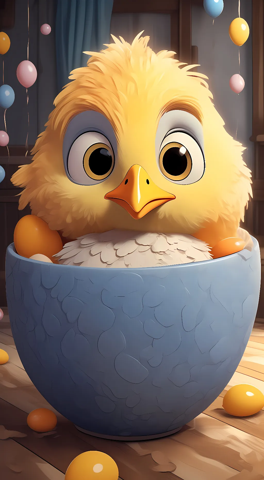 ai character: Chloé the Chick background