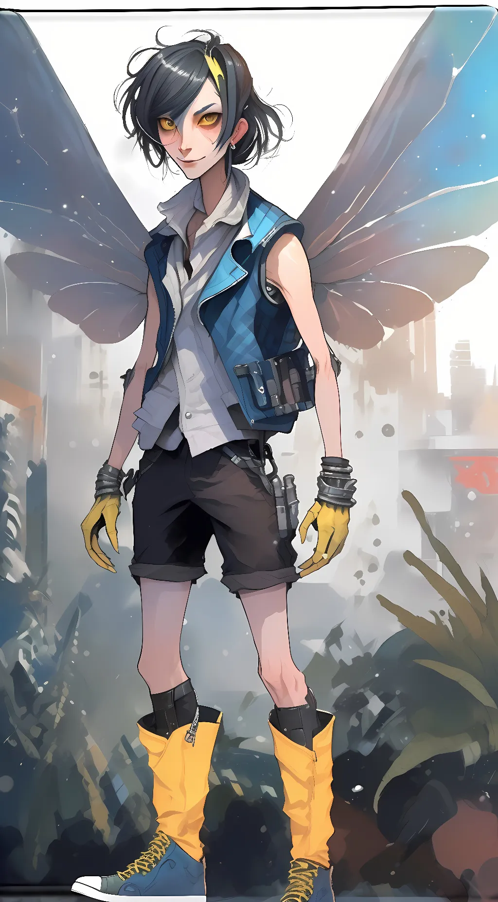 ai character: {HUMAN!} Zorak  background