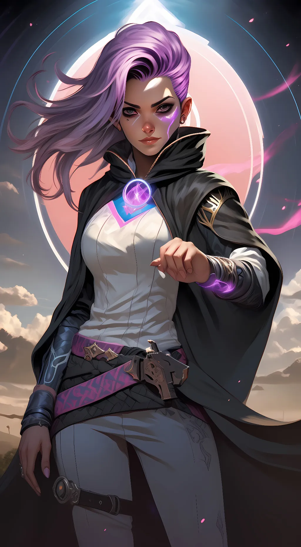 ai character: Sombra background