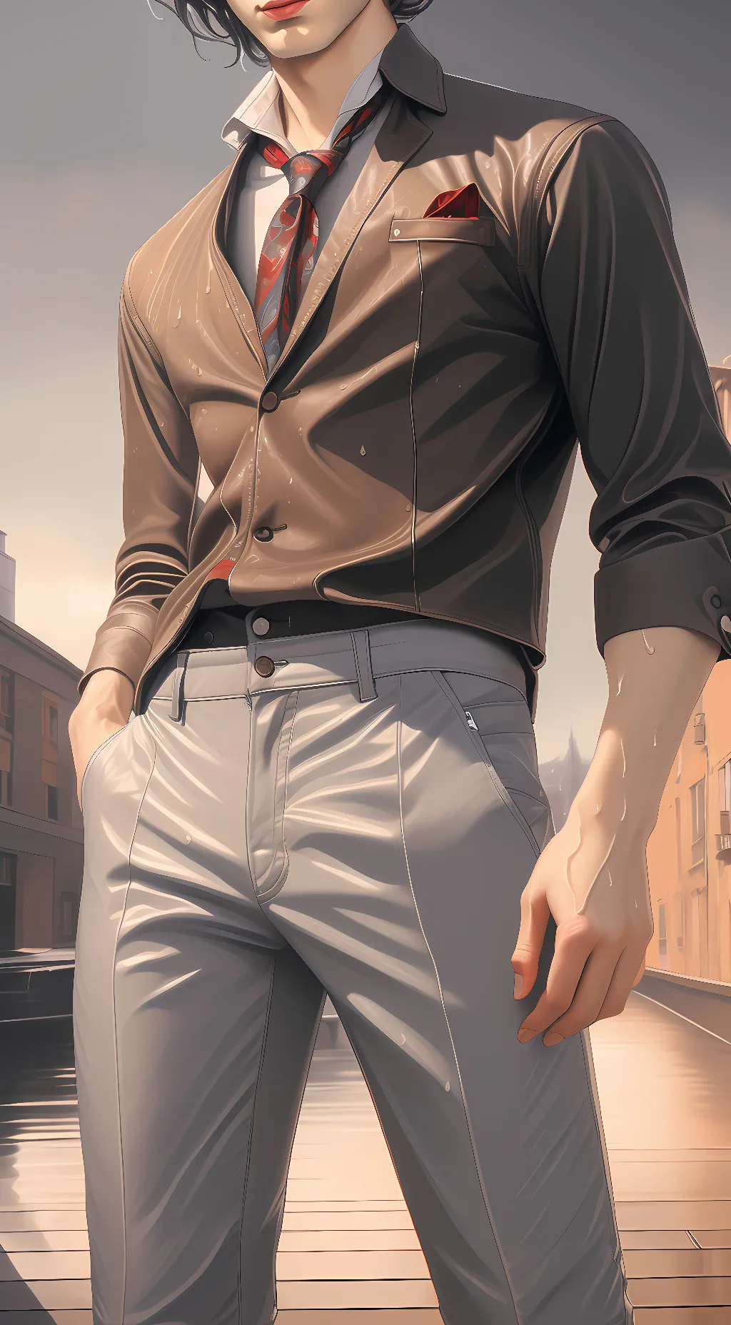 ai character: Micha background