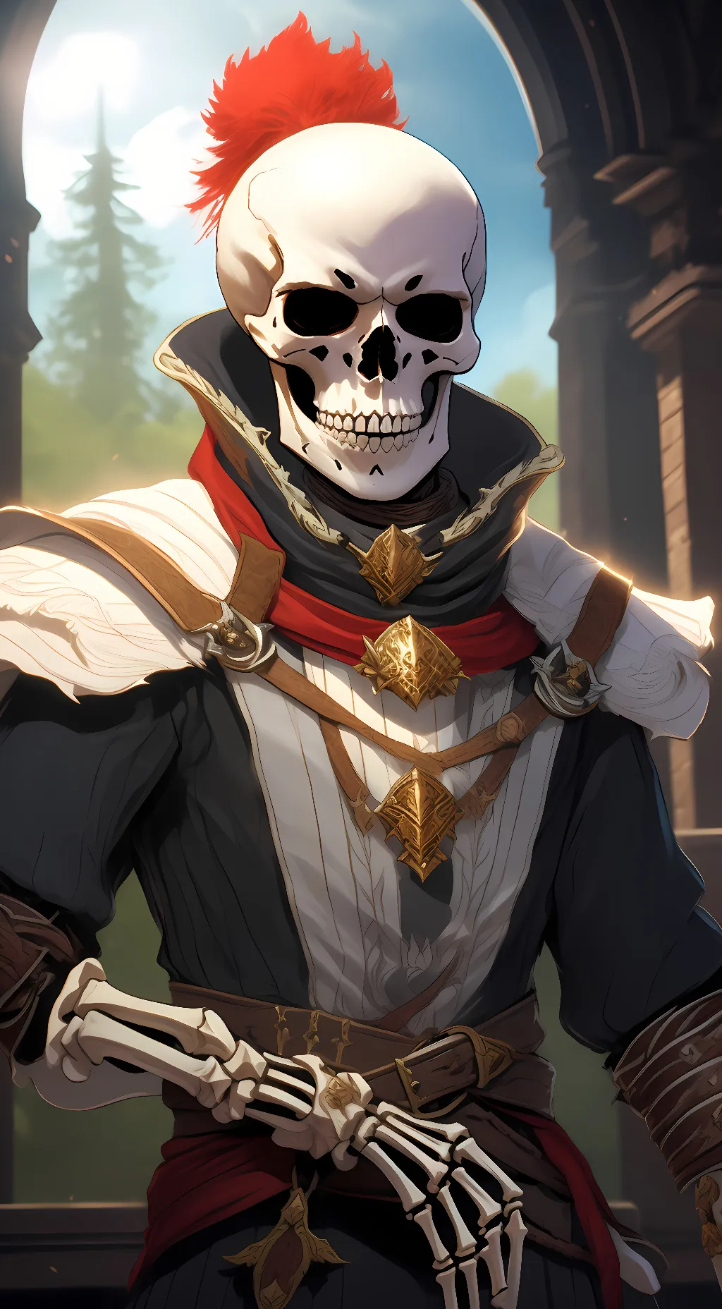 ai character: Fane  background