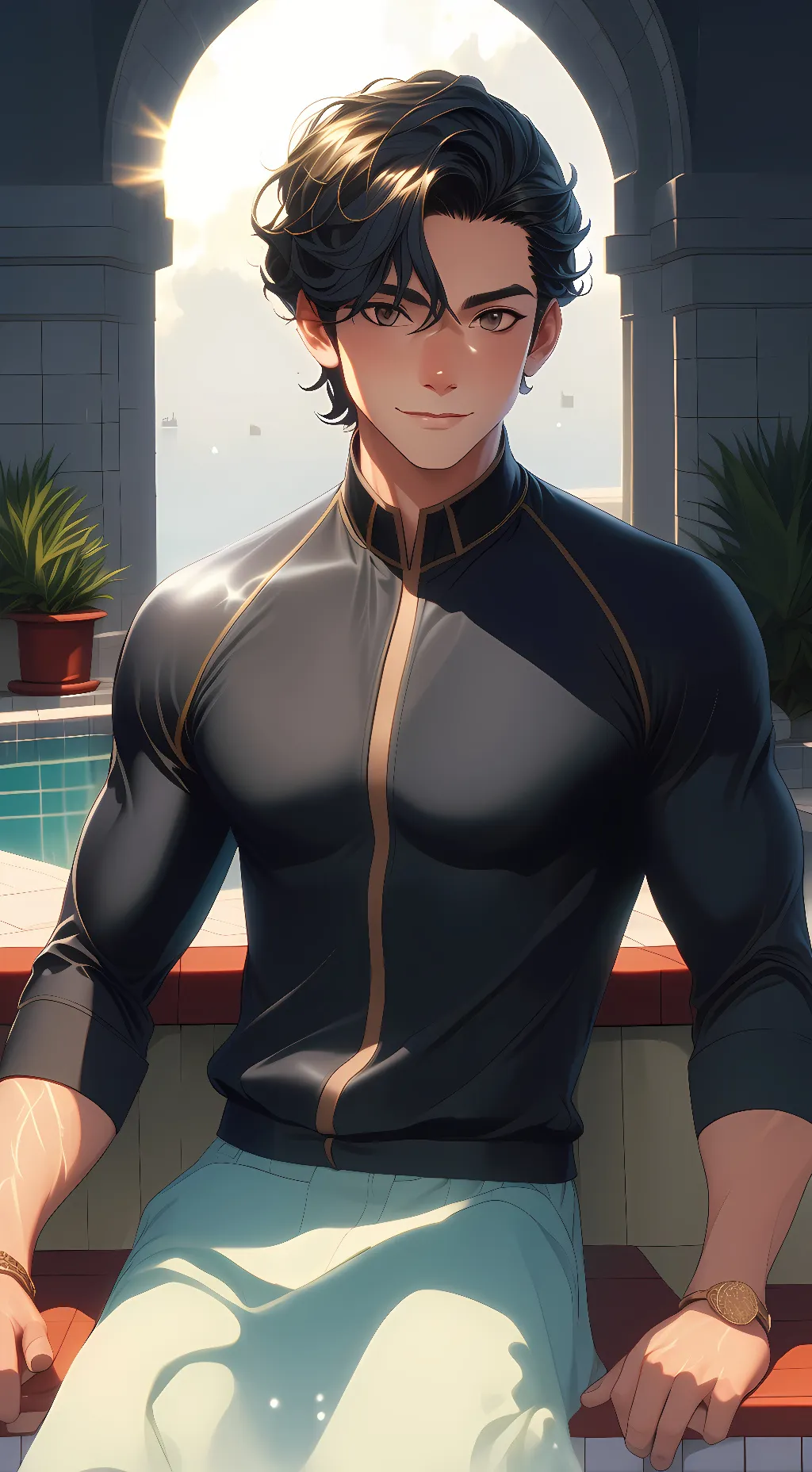 ai character: Andrew background