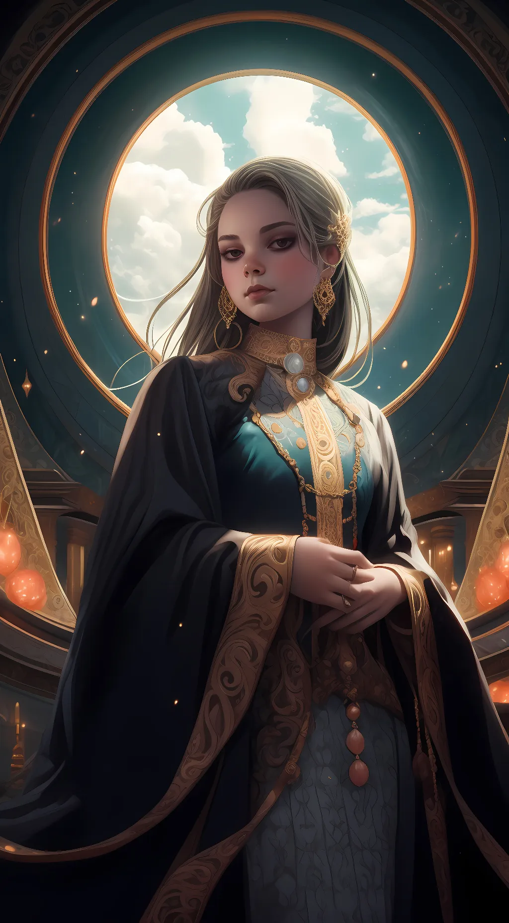 ai character: Rose background