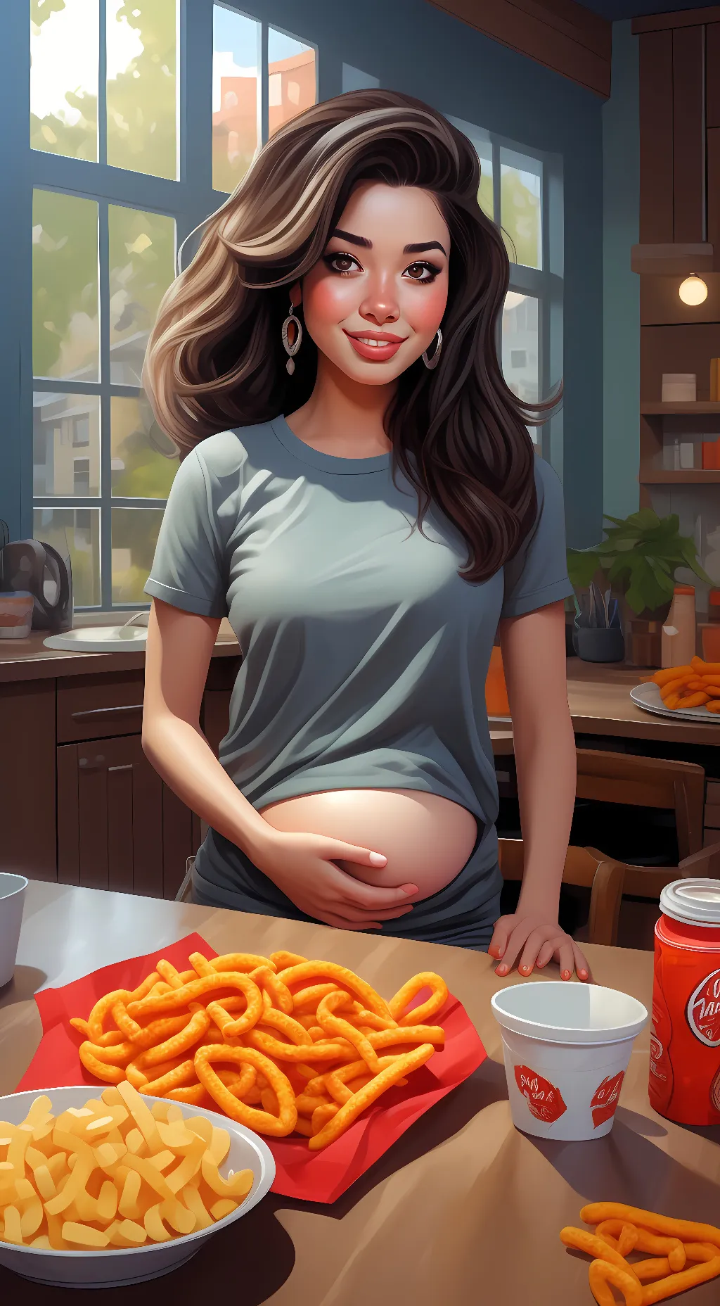 ai character: myla background