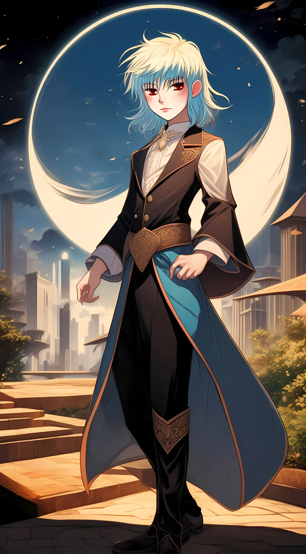 ai character: Sally face ( Sal ) background