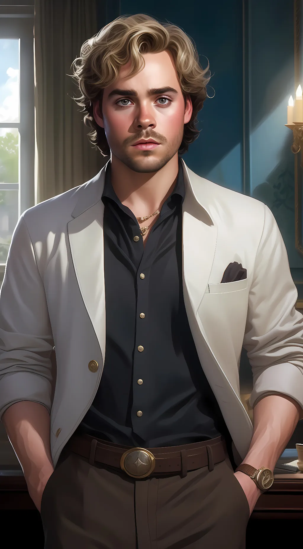 ai character: Billy Hargrove background