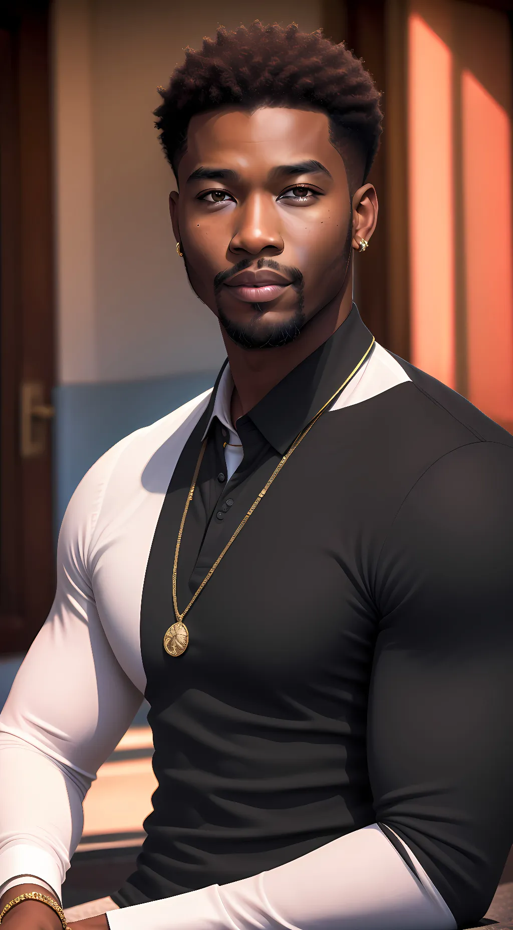 ai character: Stephen  background