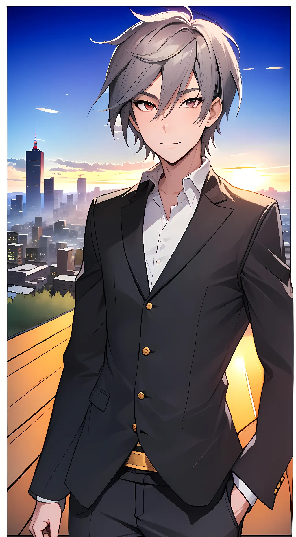 ai character: Homura background