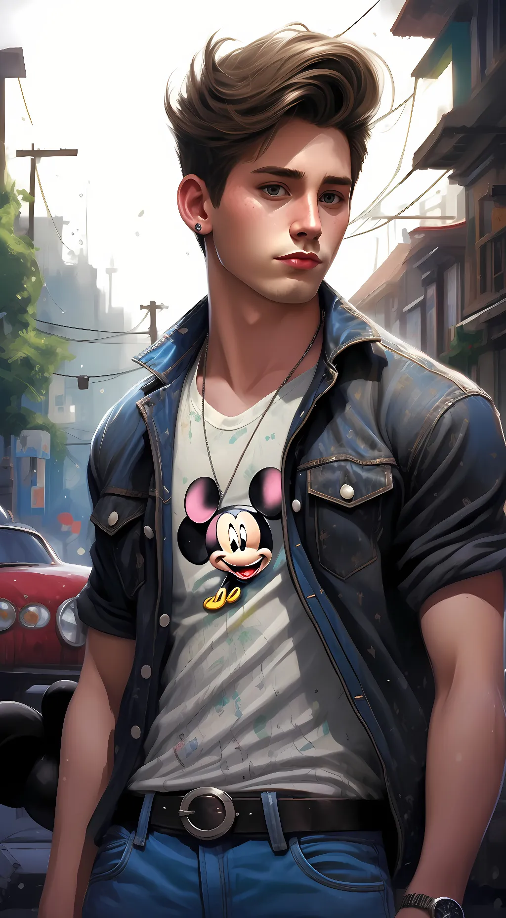 ai character: Keith Mathews  background