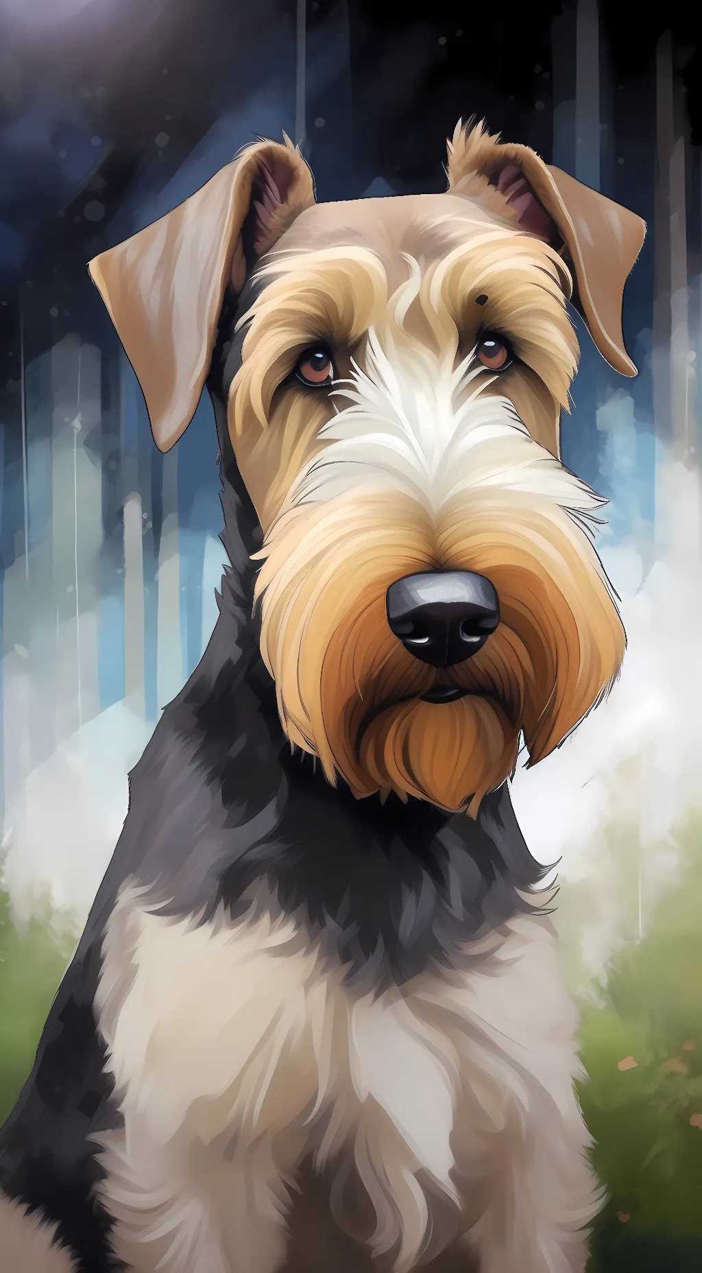 ai character: Buster Brown background