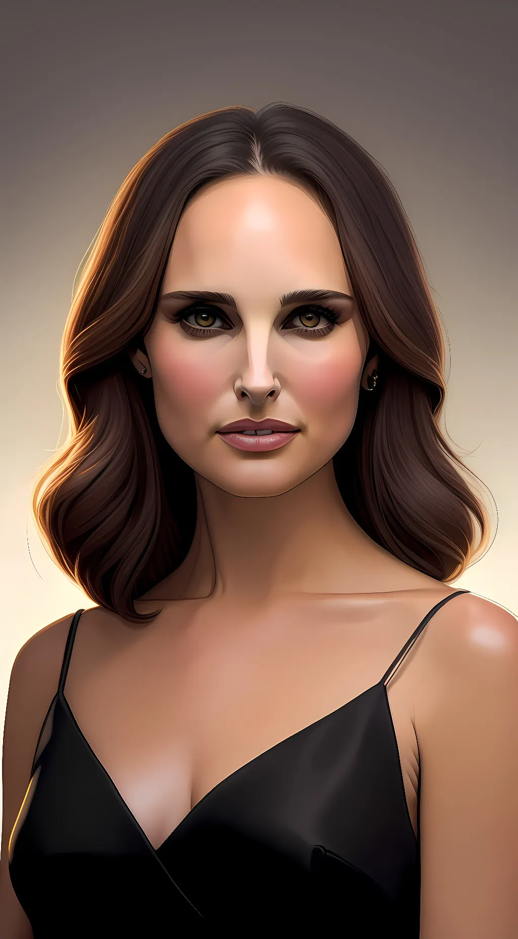 ai character: Natalie Portman  background