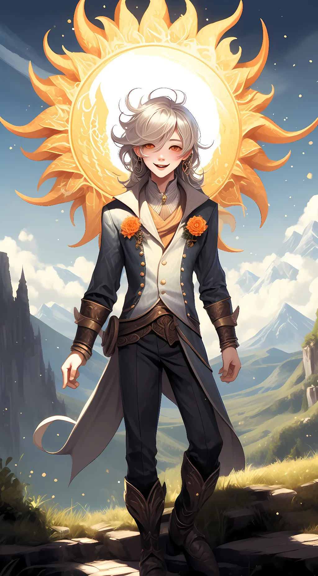 ai character: sundrop background