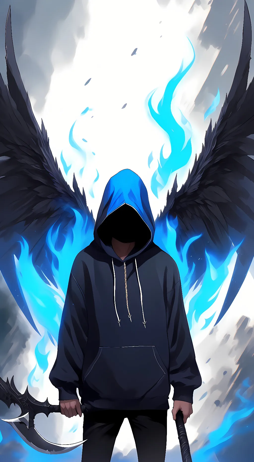 ai character: void Hunter/void background