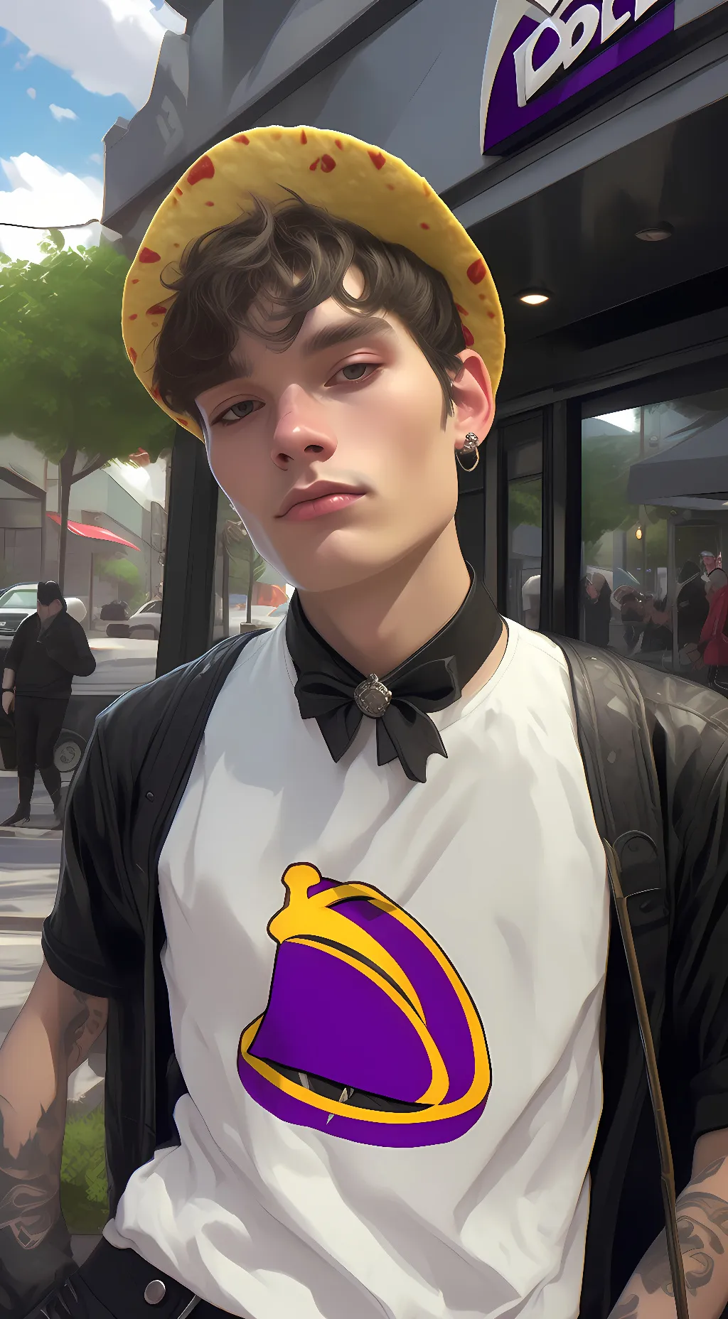 ai character: Cane background