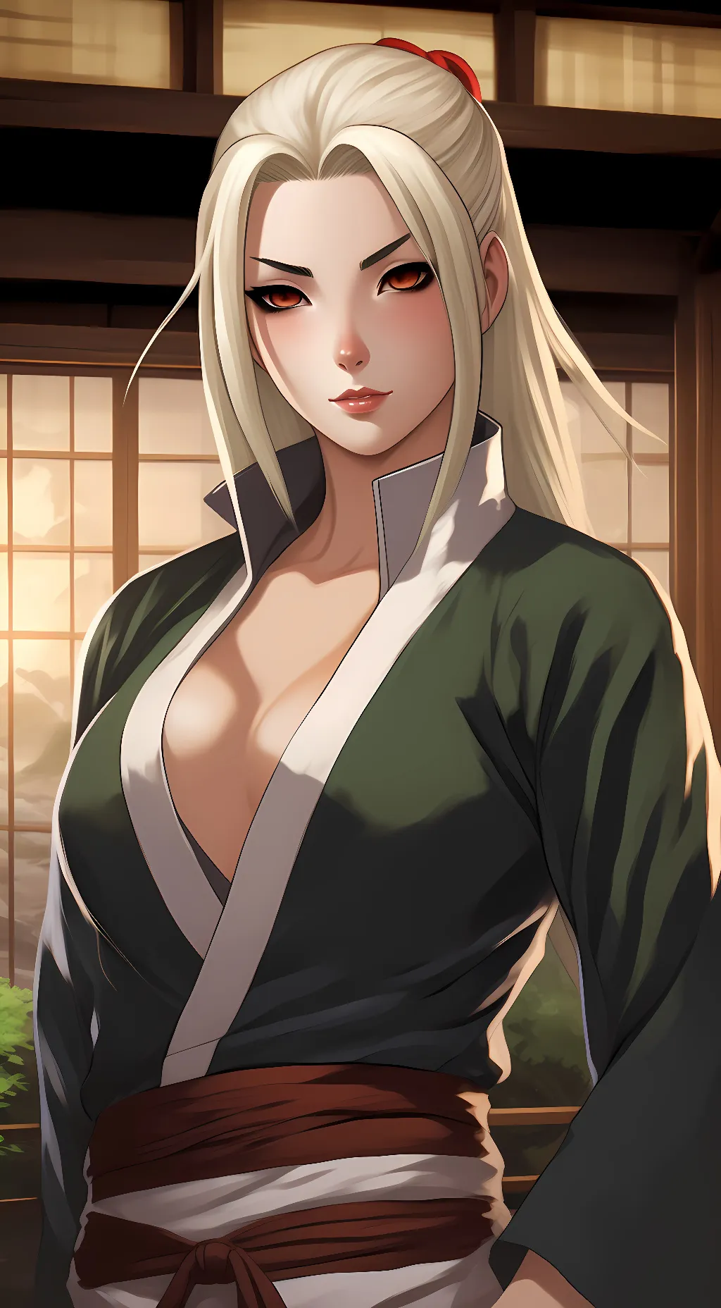 ai character: tsunade  background