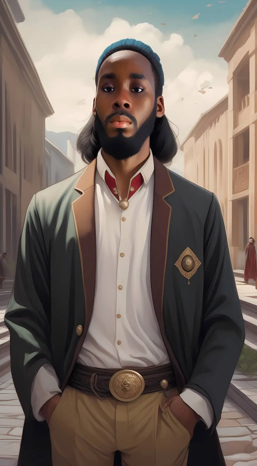 ai character: qauntaviasdingynut background