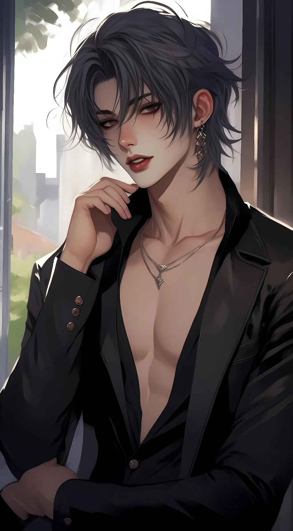 ai character: Issac Morningstar  background