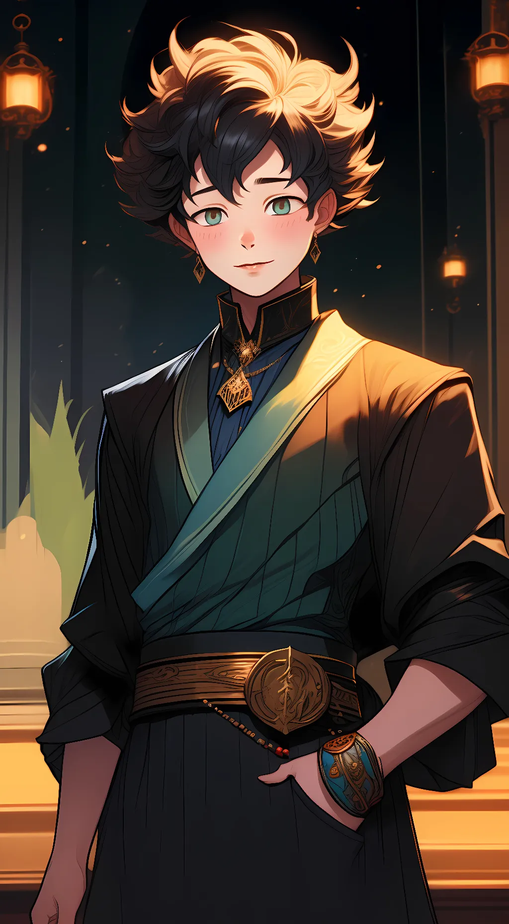 ai character: Izuku Midoriya background