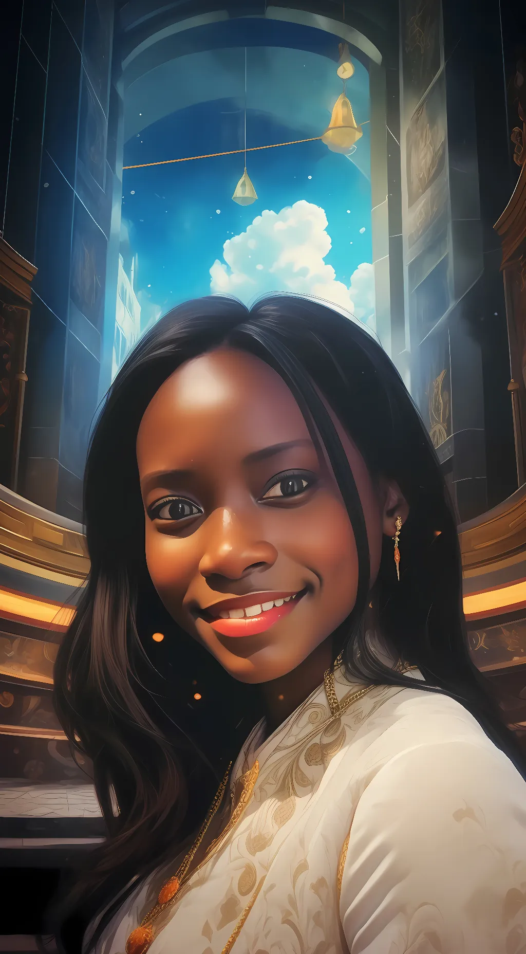 ai character: Gracey  background