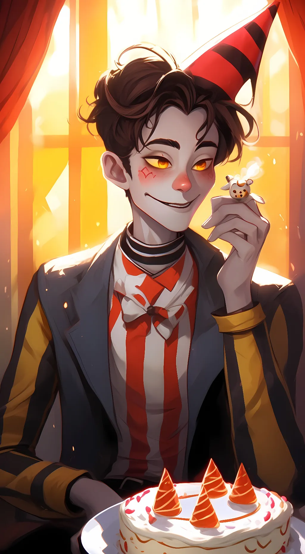 ai character: love sick sundrop background