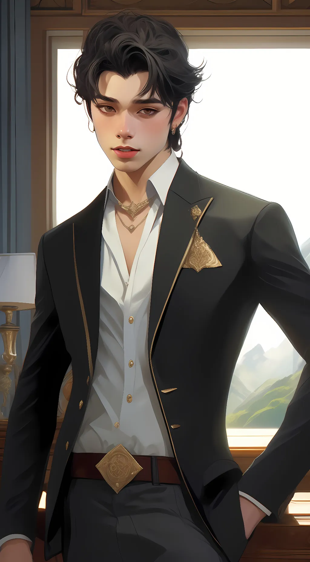 ai character: Max background