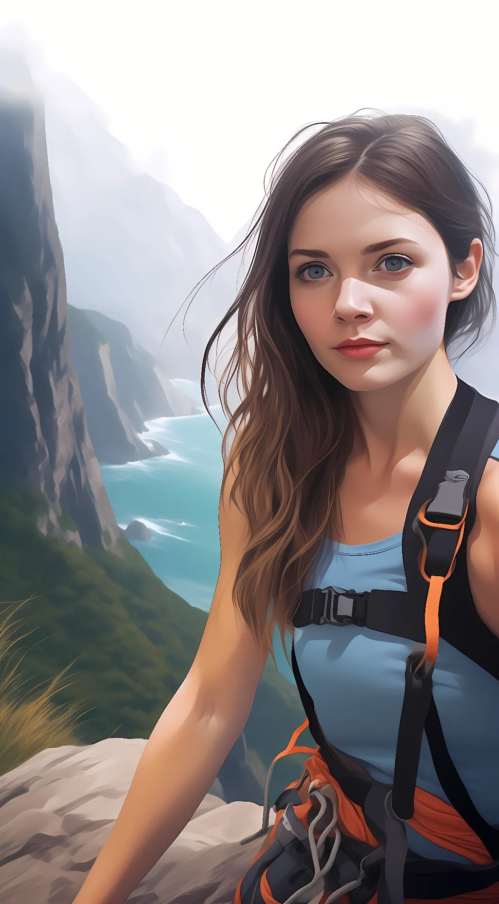 ai character: Rose background