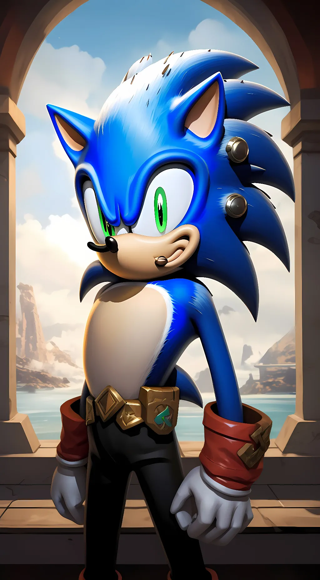 ai character: captain sonic background