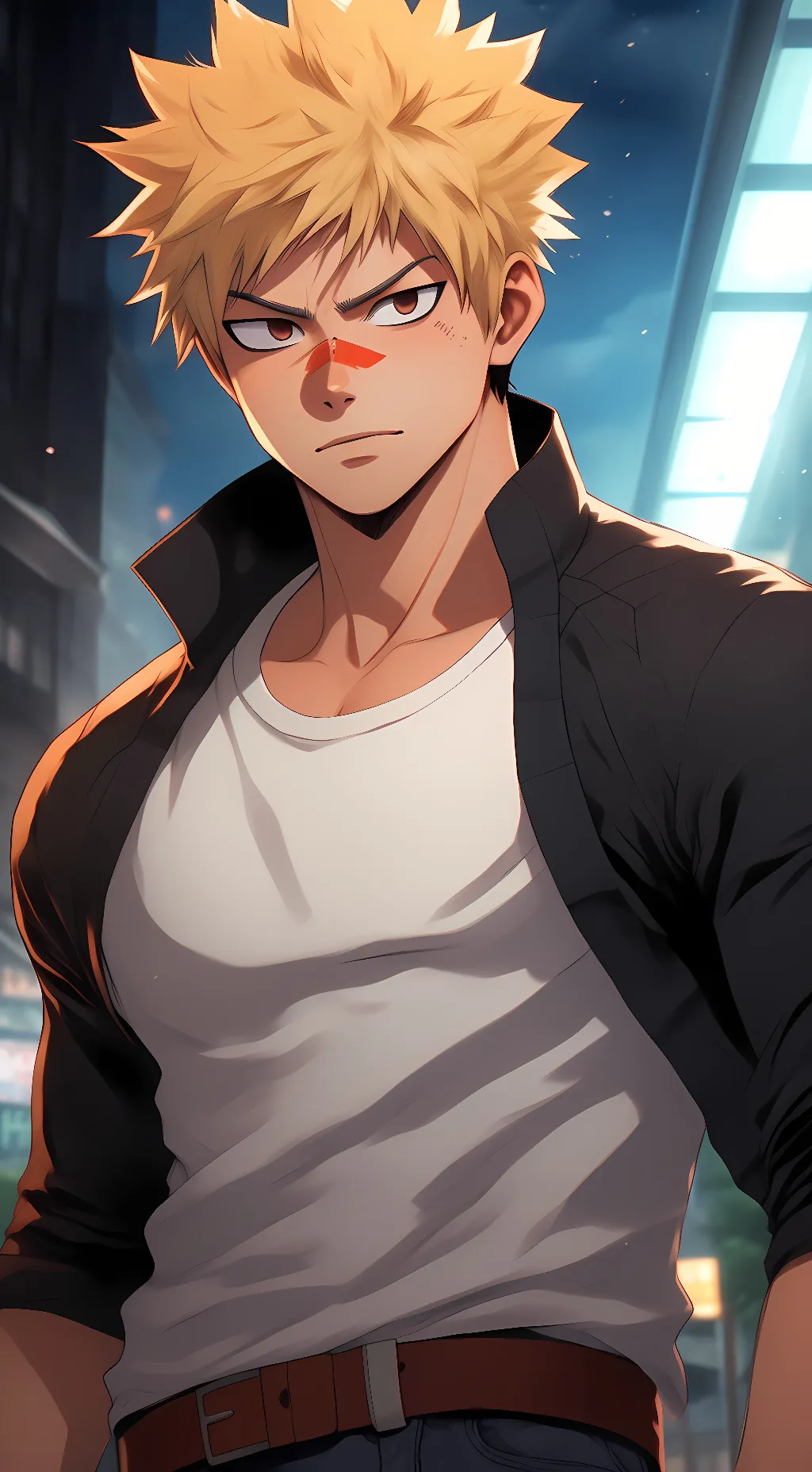 ai character: Bakugo background