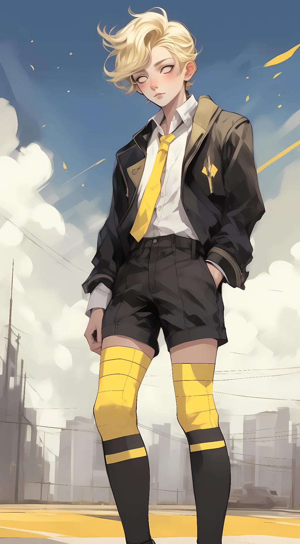 ai character: Azrael Arch background